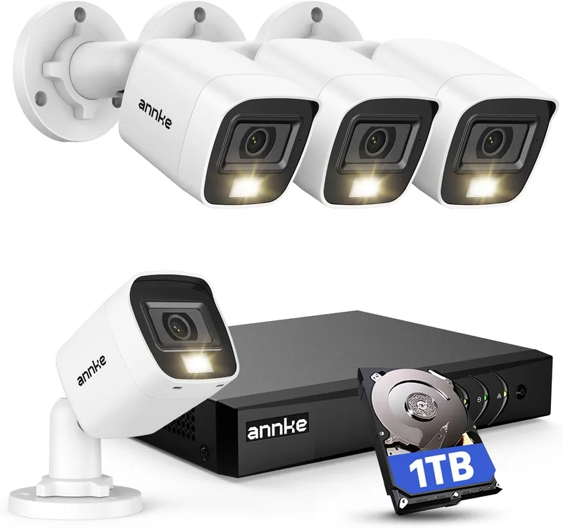 ANNKE 3K Lite 8CH Sistema de Cámaras de Seguridad con DVR y 1 TB