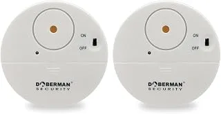 WER Doberman Alarma de Ventana 100 dB (pack de 2)
