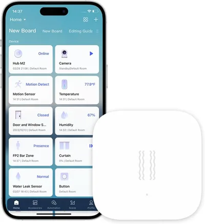 Aqara Sensor de Vibración, compatible con HomeKit e IFTTT