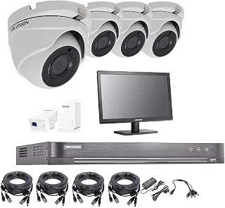 Kit DVR DS-7204HUHI/K1 con 4 cámaras de 5 MP