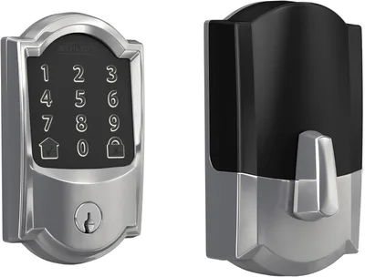 Schlage Encode Camelot, cromo brillante
