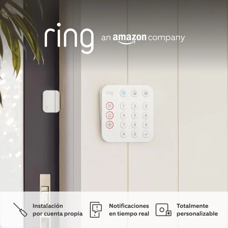 Kit de Ring Alarm - S con estación base, teclado, sensor y detector