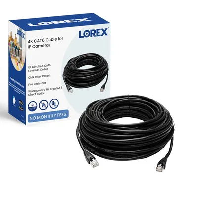 Lorex Cable Ethernet CAT6 para exteriores (60 m)