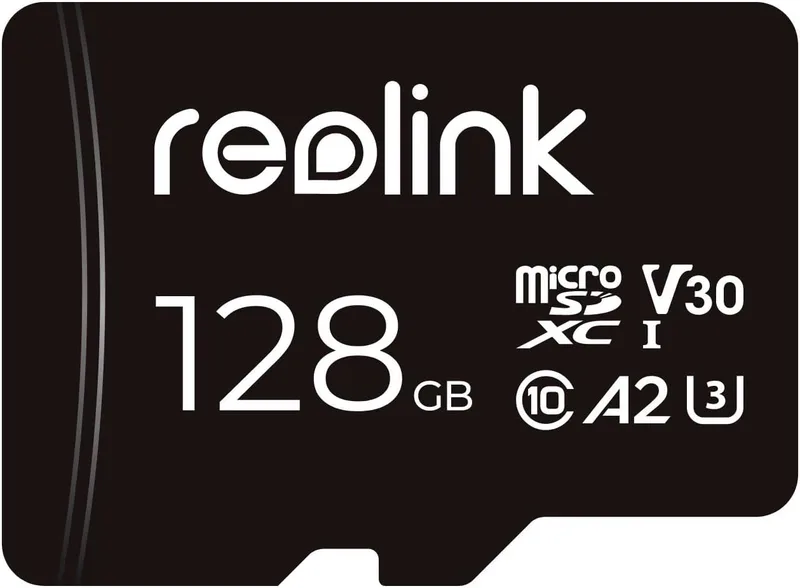 Reolink Tarjeta microSD de 128 GB (Clase 10, U3, A2)
