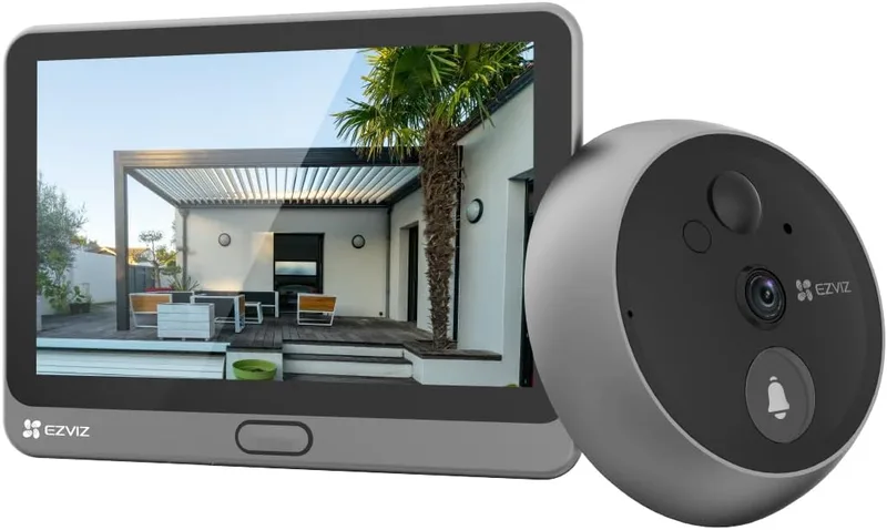 EZVIZ CP4 - Mirilla digital de puerta con pantalla táctil interior