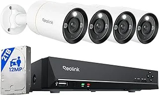 Reolink RLK8-1200B4-A Kit de Videovigilancia 12MP PoE