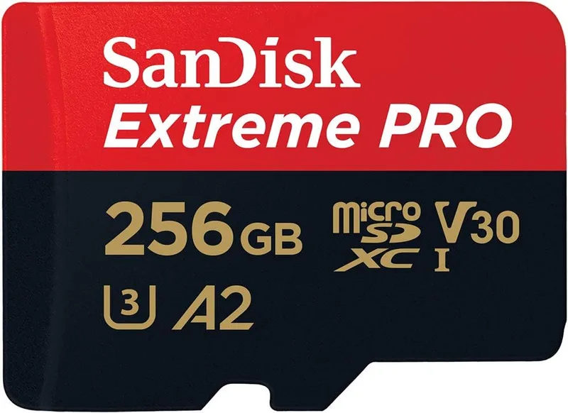 SanDisk Extreme PRO microSDXC 256 GB con adaptador SD