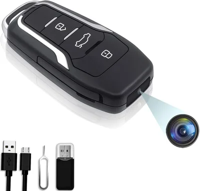 OTADUG Cámara Espía Llavero de Coche 1080P con Grabación de Vídeo y Audio