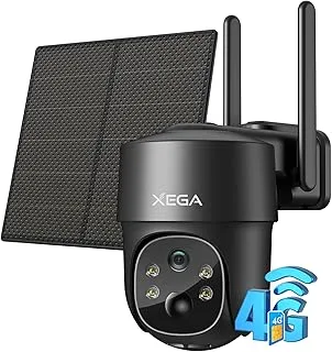 Xega Cámara 4G Solar PTZ 2K