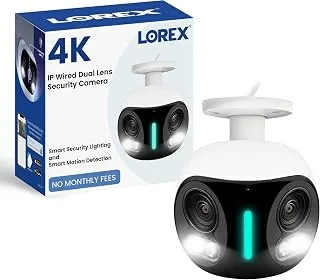 Lorex cámara de doble lente 4K con panorámica de 180°