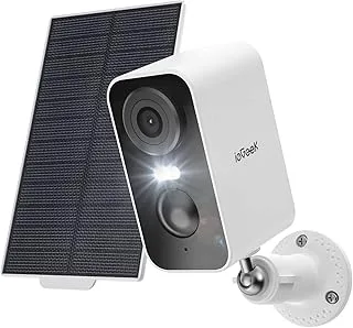 ieGeek 2K Cámara de Vigilancia WiFi Exterior Solar 5200 mAh