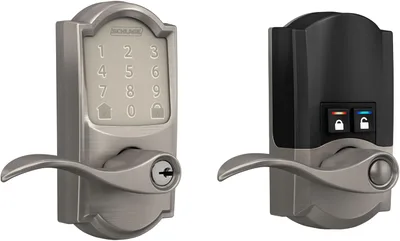 Schlage Encode Accent, palanca con moldura Camelot