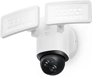 eufy Floodlight Camera E340 con Cable, cámara doble