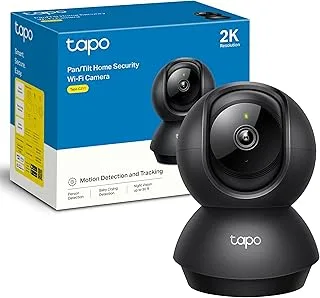 Tapo C211 - Cámara de Vigilancia WiFi Interior 2K, Negro