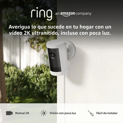 Ring Outdoor Camera Plus con enchufe