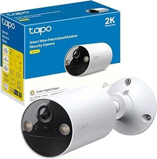 Tapo C410 – Cámara de vigilancia WiFi exterior 2K 3MP, batería 6400 mAh