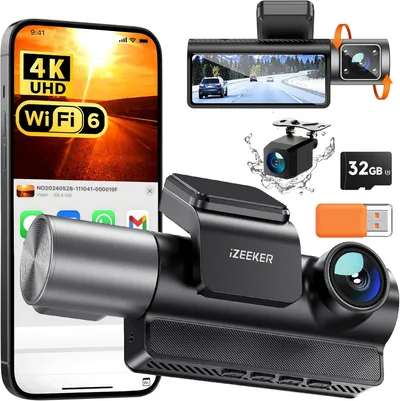 iZEEKER 3 Canales 4K Dash Cam