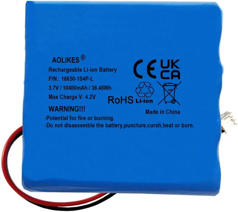 Batería de repuesto Dekco para SolarCam DL9E3CA11 (10.400 mAh)