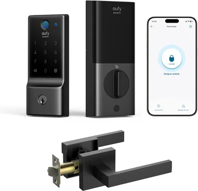 eufy Smart Lock C220 con palanca de puerta
