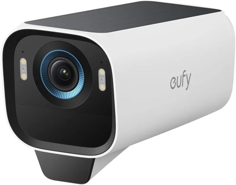 eufy by Anker eufyCam S3 Pro, cámara de vigilancia exterior solar WiFi 4K