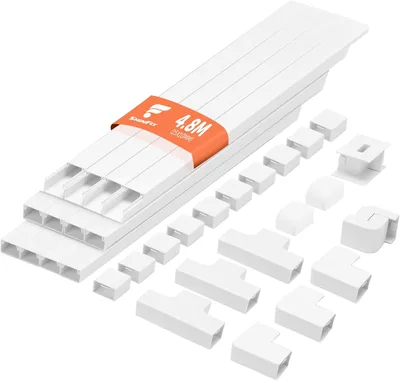 shinfly Canaleta para Cables 15x10mm (4,8 m)