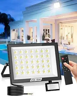 Bellanny Foco LED Exterior con Sensor de Movimiento 100W 10000LM IP65