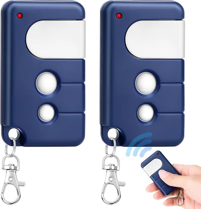 Leiortufa 2 mandos de repuesto para puerta de garaje 433,92 MHz, compatibles con Hörmann y Chamberlain/LiftMaster