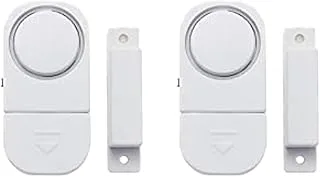 Pack de 2 alarmas para puerta y ventana con pila y aviso sonoro
