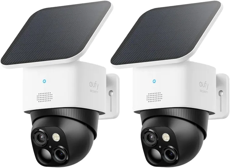 eufy SoloCam S340, cámara de vigilancia exterior solar 3K