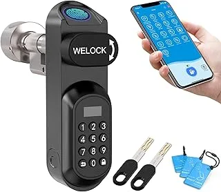 WELOCK U81 Cerradura Inteligente WiFi con Huella, Tarjeta RFID y App