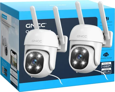GNCC GK2 cámara exterior PTZ 1080p (pack de 2)