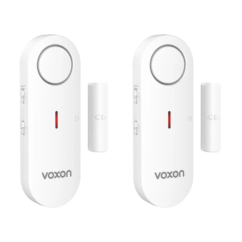 VOXON Alarma 2 en 1 para Puertas y Ventanas con Timbre (Pack de 2)