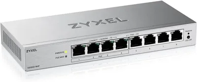 Zyxel GS1200-8HPV3, switch PoE+ de 8 puertos con gestión web