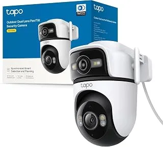 Tapo C545D – Cámara WiFi exterior 360º, doble lente 2K