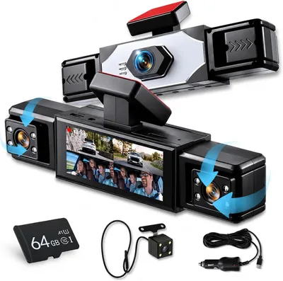 Hodozzy Dash Cam de 4 canales