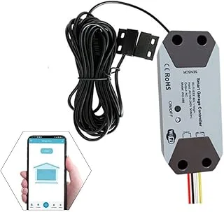 Abridor de Garaje WiFi Tuya 12-24 V con Sensor Magnético