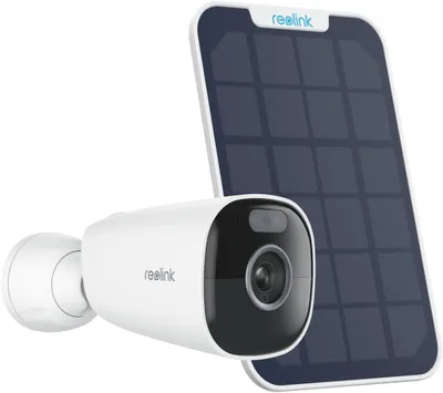 Reolink Argus Eco Pro con Panel Solar, Cámara WiFi Exterior 5MP con Visión Nocturna en Color (Reacondicionado)