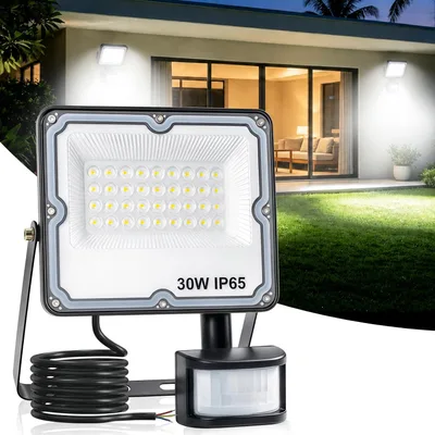 Giliwosy Foco LED Exterior con Sensor de Movimiento 30W IP65