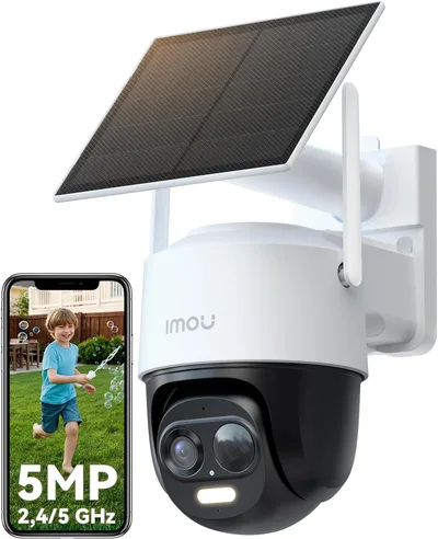 Imou Cell PT 3C, cámara de vigilancia exterior 3K con panel solar