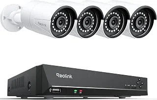 Reolink RLK8-410B4-5MP, kit de 4 cámaras PoE 5MP con NVR de 8 canales (sin disco duro)