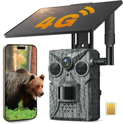 DEATTI ZY-G3, cámara de fototrampeo 4G solar